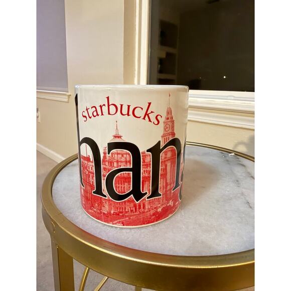 Starbucks Shanghai Mug – Global Icon Series (16 oz) – Red Skyline - Picture 2 of 3